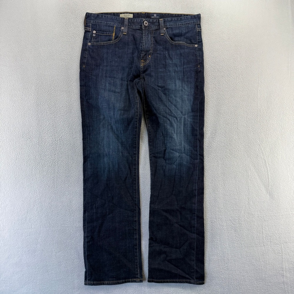 AG Adriano Goldschmied Jeans mens Fits 34x31 Blue Dark Wash Protege Straight leg